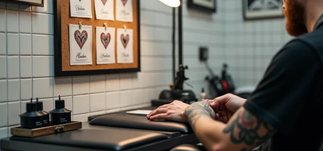 Inspirez-vous : 12 idées de tatouages cœur avec prénom pour un rendu original
