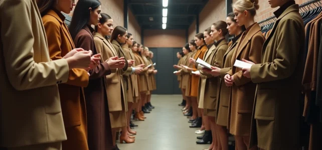 Combien de mannequins participent en moyenne à un défilé de mode ?